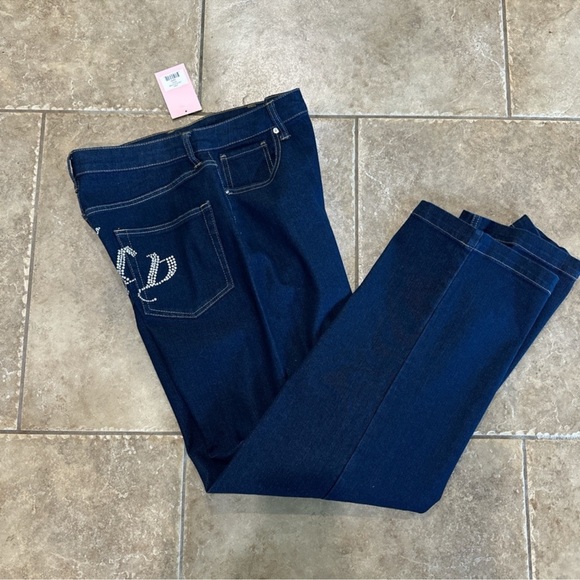 Juicy Couture Women's Wide leg Blue Jeans - Picture 10 of 10